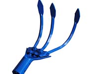  Rake, Professional Gardening Tool, 3-hook (Negative)